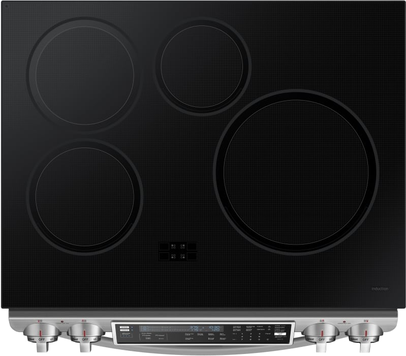 Samsung NE58H9970WS 30 Inch SlideIn Induction Range with Flex Duo