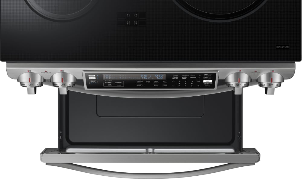 Samsung NE58H9970WS 30 Inch SlideIn Induction Range with Flex Duo