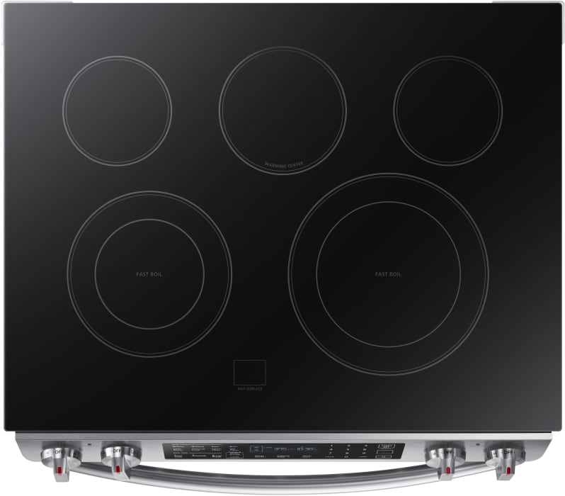 Samsung NE58K9430SS 30 Inch Slidein Electric Range with 5 Smoothtop