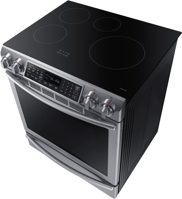 Samsung NE58K9560WS 30 Inch Induction Slidein Range with 4 Induction