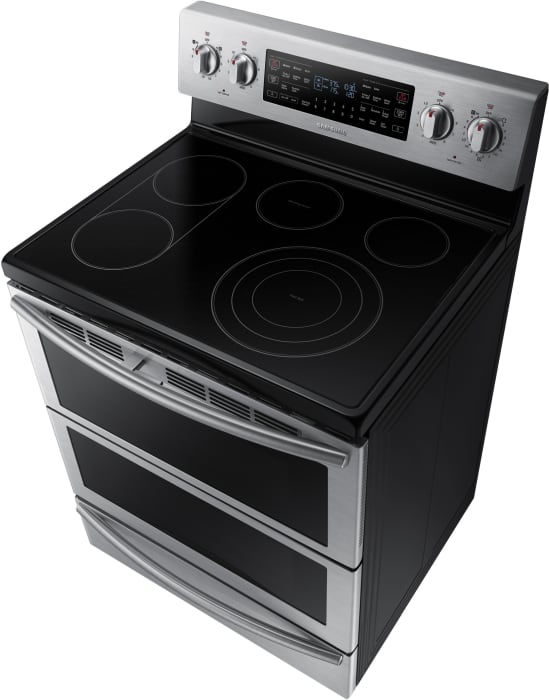 Samsung NE59J7850WS 30 Inch Freestanding Electric Range with 5 Heating