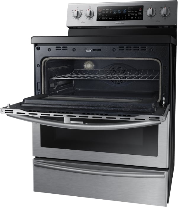 Samsung NE59J7850WS 30 Inch Freestanding Electric Range with 5 Heating