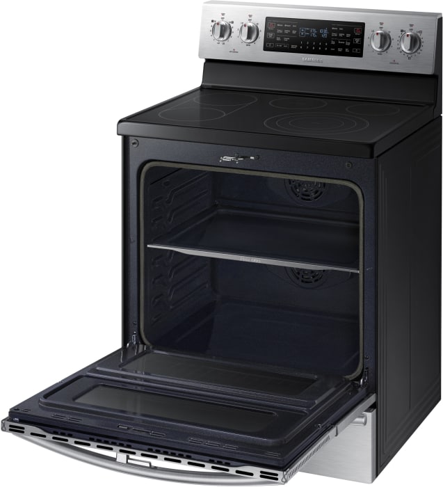 Samsung NE59J7850WS 30 Inch Freestanding Electric Range with 5 Heating