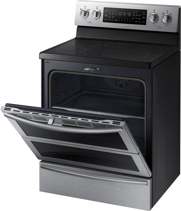 Samsung NE59J7850WS 30 Inch Freestanding Electric Range with 5 Heating