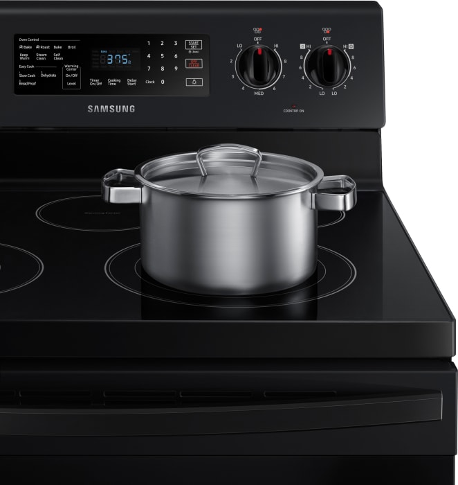 Samsung NE59T4321SB 30 Inch Freestanding Electric Range with 5 Radiant Elements, 5.9 Cu. Ft