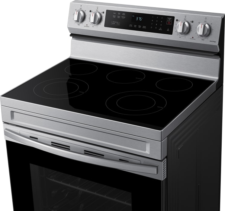 Samsung NE63A6311SS 30 Inch Freestanding Electric Smart Range with 5