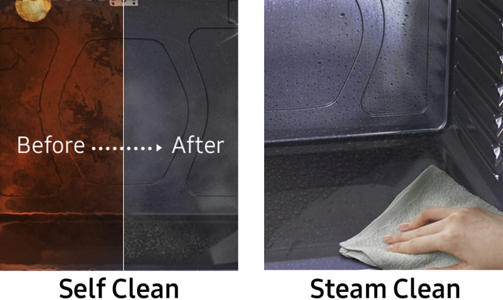 Samsung NE63A6311SS 30 Inch Freestanding Electric Smart Range with 5 Smoothtop Burners, 6.3 Cu