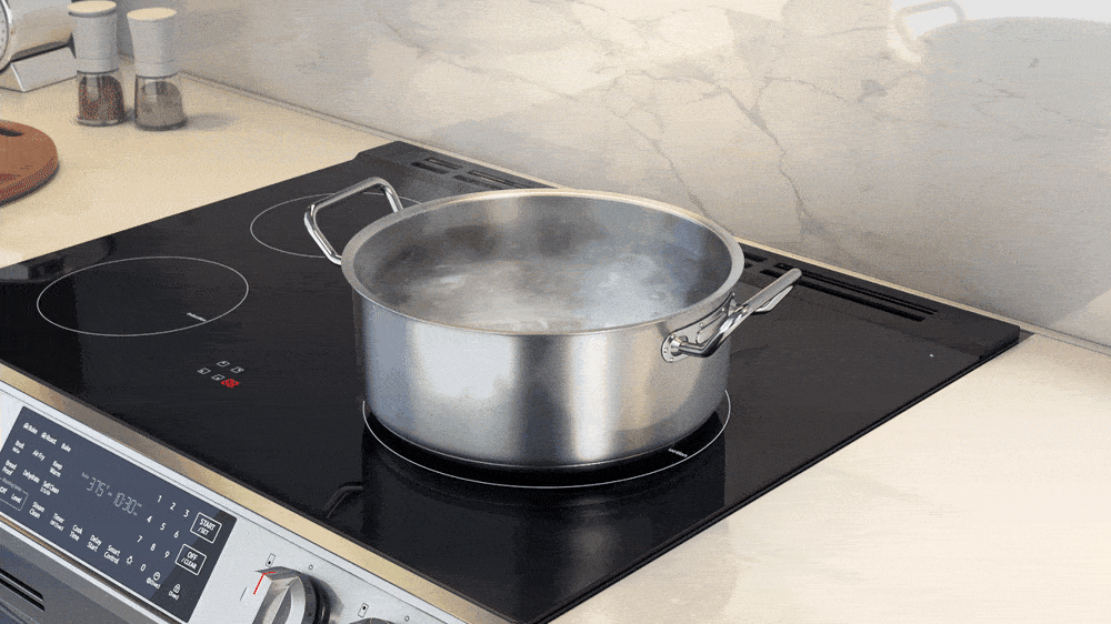 Samsung NE63B8611SS 30 Inch SlideIn Induction Smart Range with 4