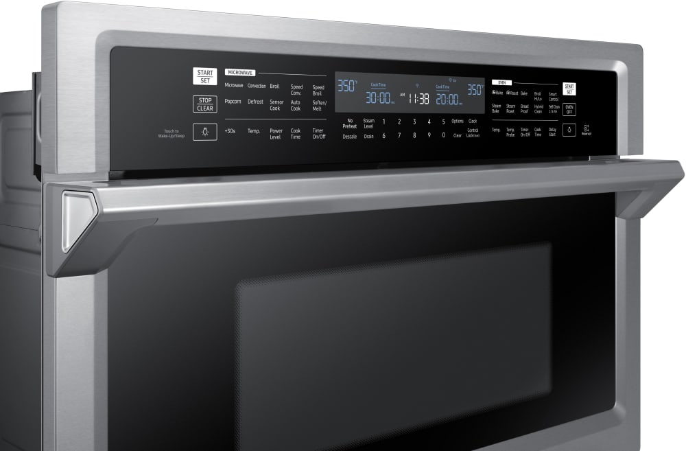 Samsung NQ70M6650DS 30 Inch Smart Combination Electric Wall Oven with WiFi, Dual Convection