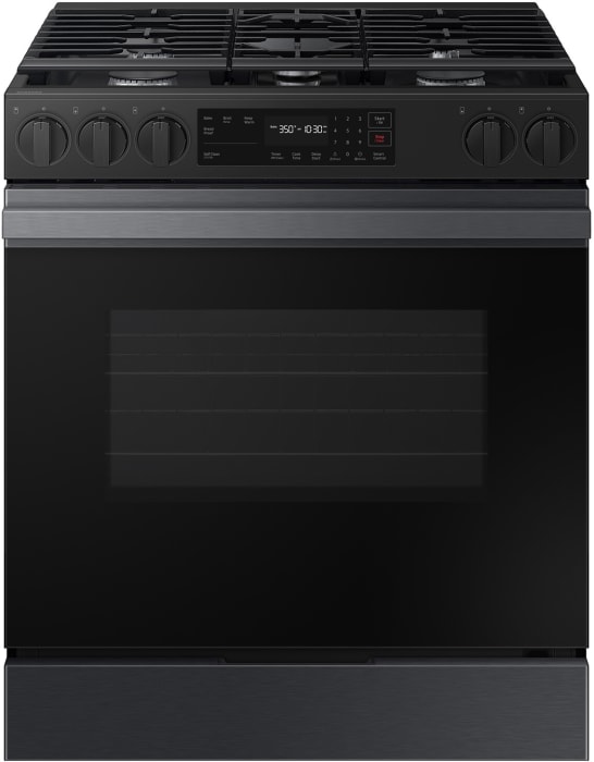 Samsung black stainless steel electric range discount