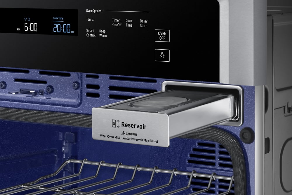 Samsung NV51K6650SS 30 Inch Wall Oven with 5.1 cu. ft. Capacity, Steam