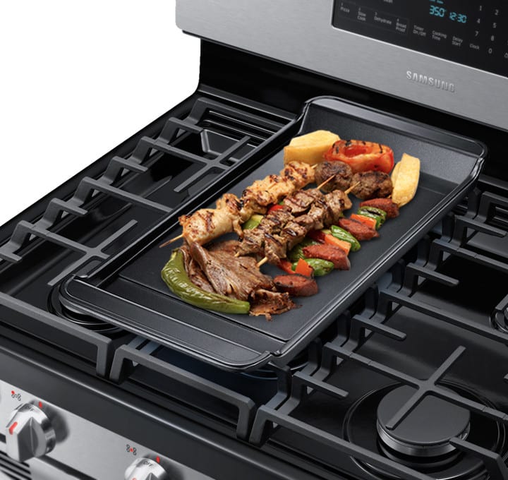 Samsung NX58T7511SS 30 Inch Freestanding Gas Range with 5 Sealed