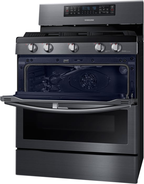 Samsung NX58K7850SG 30 Inch Flex Duo Gas Range with Dual Doors, 5.8 cu