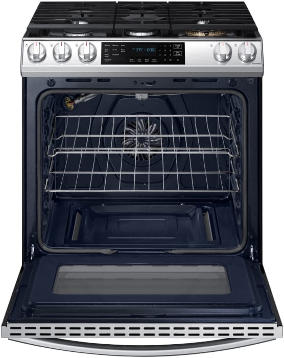 Samsung NX60T8511SS 30 Inch SlideIn Smart Gas Range with 5 Sealed