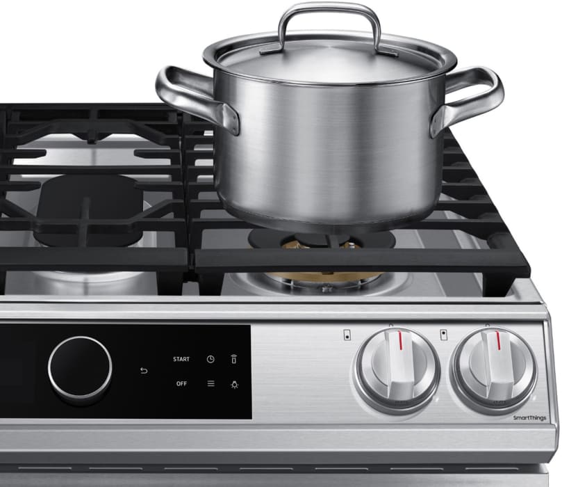 Samsung NX60T8711SS 30 Inch SlideIn Gas Smart Range with 5 Sealed