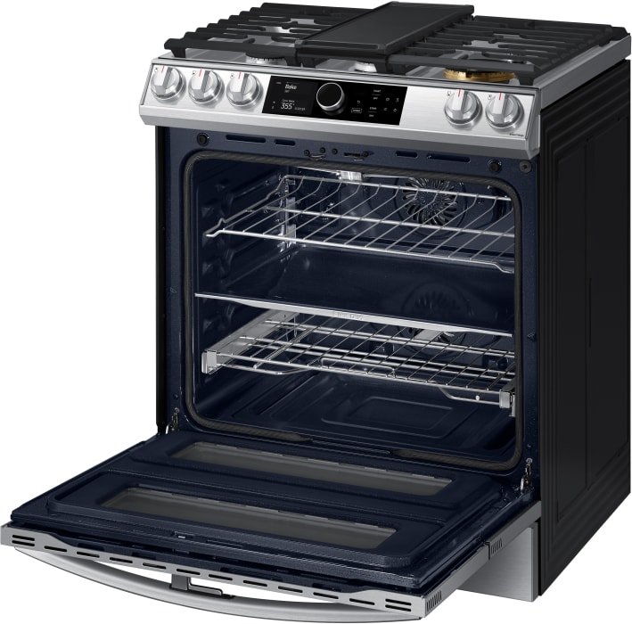 Samsung NX60T8751SS 30 Inch Slidein Gas Smart Range with 5 Sealed