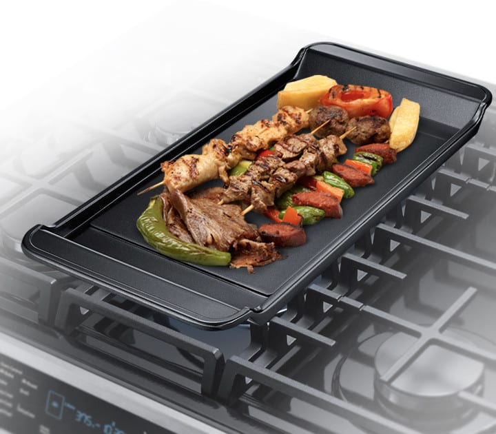 Samsung NX58T5601SB 30 Inch Freestanding Gas Range with 5 Sealed