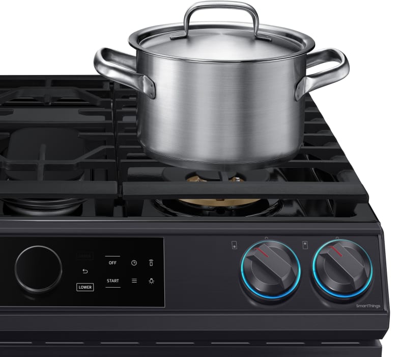 Samsung NY63T8751SG 30 Inch Slidein Dual Fuel Smart Range with 5