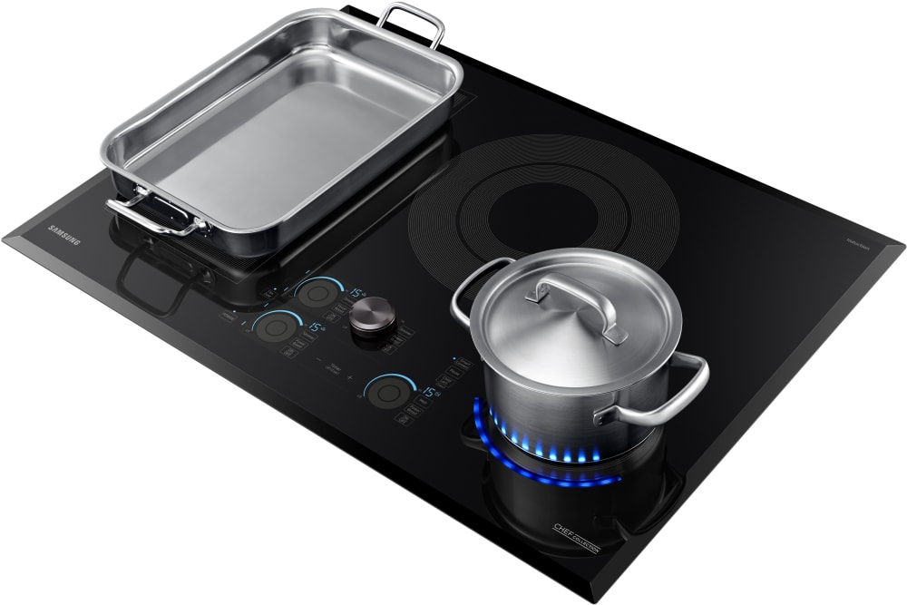 Samsung NZ30M9880UB 30 Inch Smart Induction Cooktop with WiFi, Flex