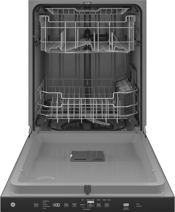 GE GDP630PYRFS 24 Inch Fully Integrated Dishwasher with 16 Place Settings, 5 Wash Cycles, Dry