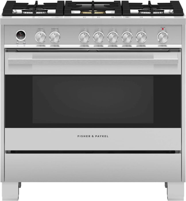 Fisher & Paykel OR36SDG6X1 36 Inch Freestanding Dual Fuel Range