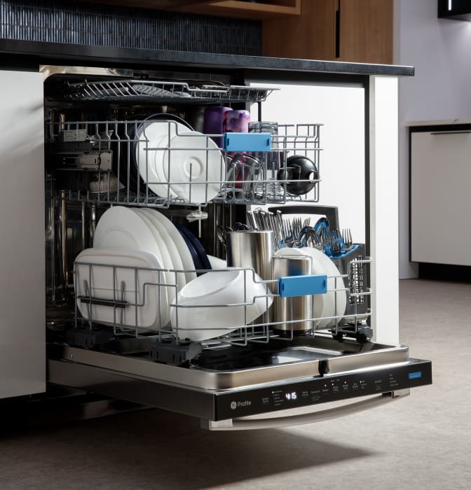 GE PDT715SYVFS 24 Inch Fully Integrated Smart Dishwasher with 16 Place
