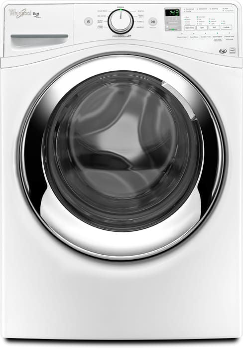 Walging Achternaam genezen Whirlpool WFW87HEDW 27 Inch 4.2 cu. ft. Front Load Washer with 10 Wash  Cycles, 1,400 RPM, Steam, Quick Wash, TumbleFresh, Sanitize Cycle, Presoak,  Adaptive Wash Technology, Clean Washer Cycle with Affresh and
