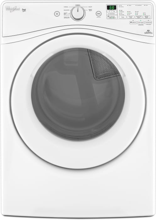 Whirlpool Wed81hedw 27 Inch 7 4 Cu Ft Electric Dryer With 7 Dry Cycles 4 Temperature Selections Quick Dry Eco Boost Wrinkle Shield Advanced Moisture Sensing System And Quad Baffles
