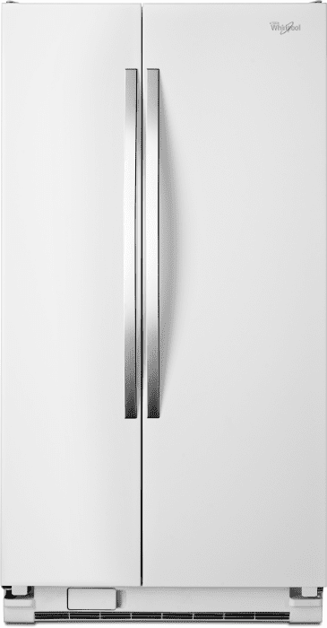 Whirlpool Wrs325fnah 36 Inch Side By Side Refrigerator With 25 Cu Ft Capacity Spillguard Glass Shelving Gallon Door Storage Humidity Controlled Crisper Drawer Accu Chill Temperature Management Led Interior Lighting And Optional Ice Maker White Ice