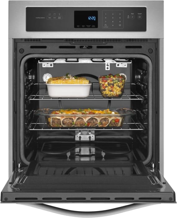 Whirlpool WOS51ES4ES 24 Inch Single Electric Wall Oven with 3.1 cu. ft