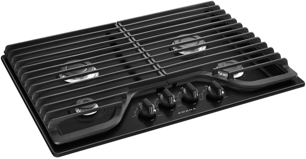 Amana AGC6540KFB 30 Inch Gas Cooktop with 4 Sealed Burners, Dishwasher