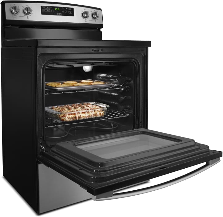 Amana AER6303MFS 30 Inch Electric Range with 4 Radiant Heating Elements