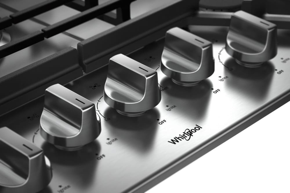 Whirlpool WCG77US0HS 30 Inch Gas Cooktop with 5 Sealed Burners, EZ2