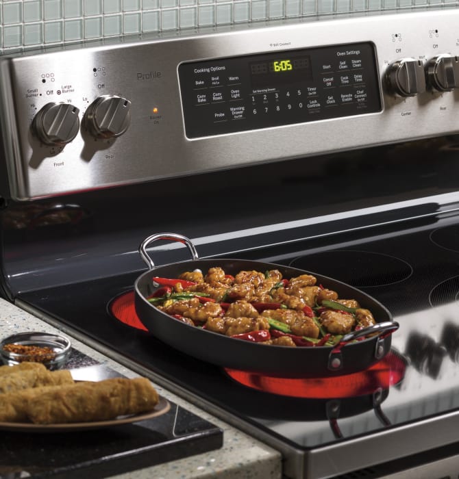 GE PB930SJSS 30 Inch Freestanding Electric Range with True Convection