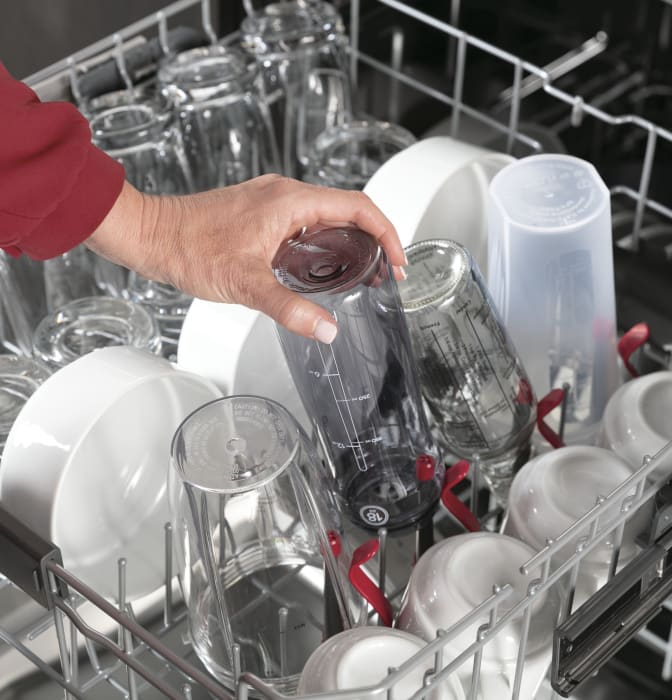 GE PDT715SFNDS 24 Inch Fully Integrated BuiltIn Dishwasher with 16 Place Settings, 5 Cycles, 45