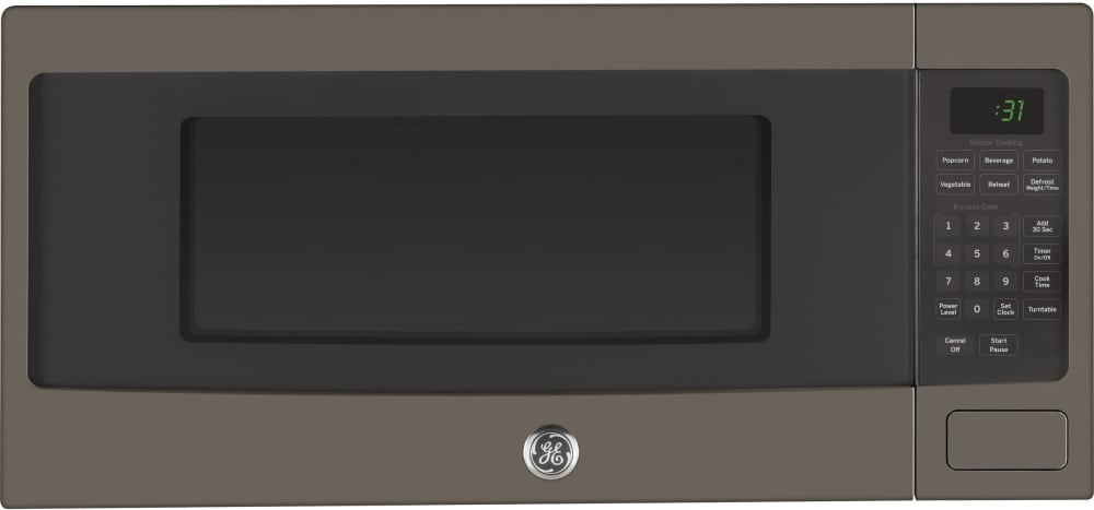 GE Profile 1.1 cu. ft. Countertop Microwave in Black with Sensor