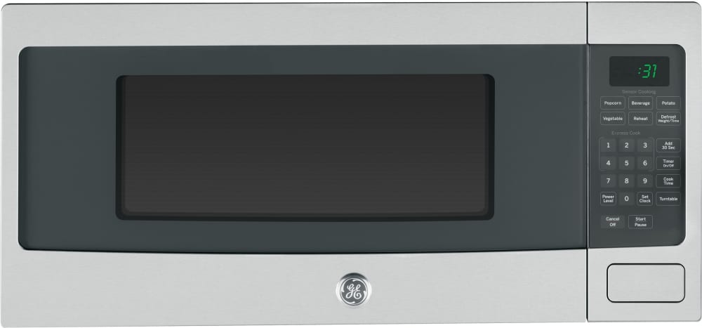 Ge Profile 1.1 Cu.Ft. Countertop Microwave Oven, Black, 800 W