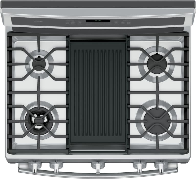 GE PGB980ZEJSS 30 Inch Freestanding Double Oven Gas Range with