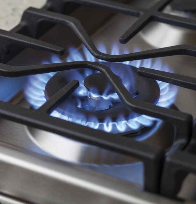 GE PGB980ZEJSS 30 Inch Freestanding Double Oven Gas Range with