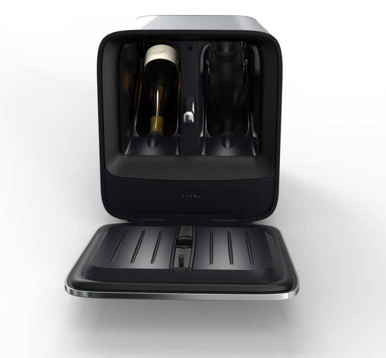 Plum PLUM011 17 Inch Automated Wine Preserver and Dispenser with Dual Individually Chilled