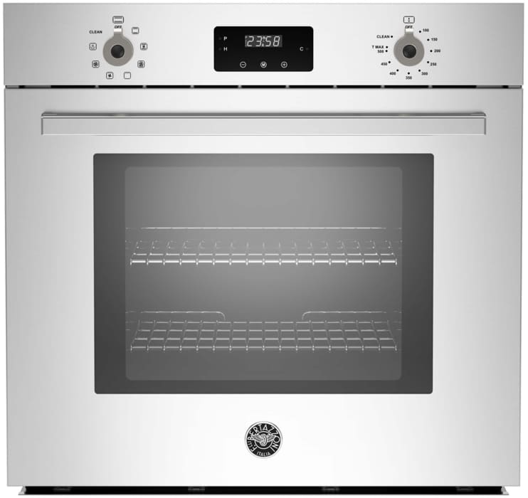 Bertazzoni Profs30xv 30 Inch Single Electric Wall Oven With 4 1 Cu Ft Capacity Dual Diagonal Convection Self Cleaning And Led Touch Interface