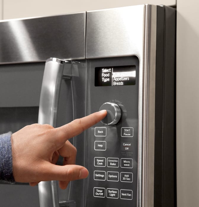 GE PSA9120SPSS 30 Inch OvertheRange Microwave Oven with 1.7 Cu. Ft