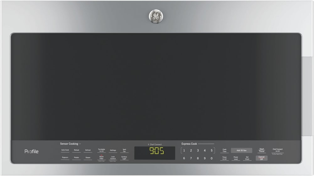 GE PVM9005SJSS 2.1 cu. ft. OvertheRange Microwave Oven with Chef