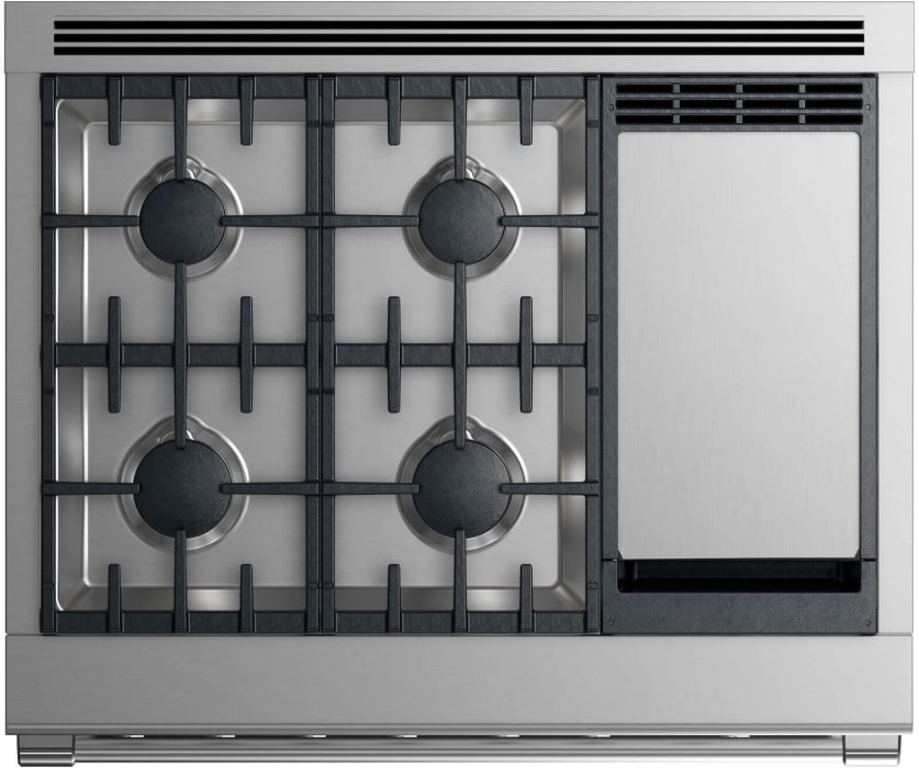 Fisher & Paykel RDV2364GDNN 36 Inch Dual Fuel Pro Range with 4 Dual