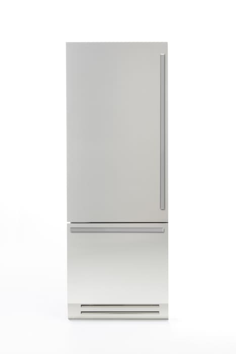 30 Stainless Steel Freezer Bottom Built-In Refrigerator with Auto