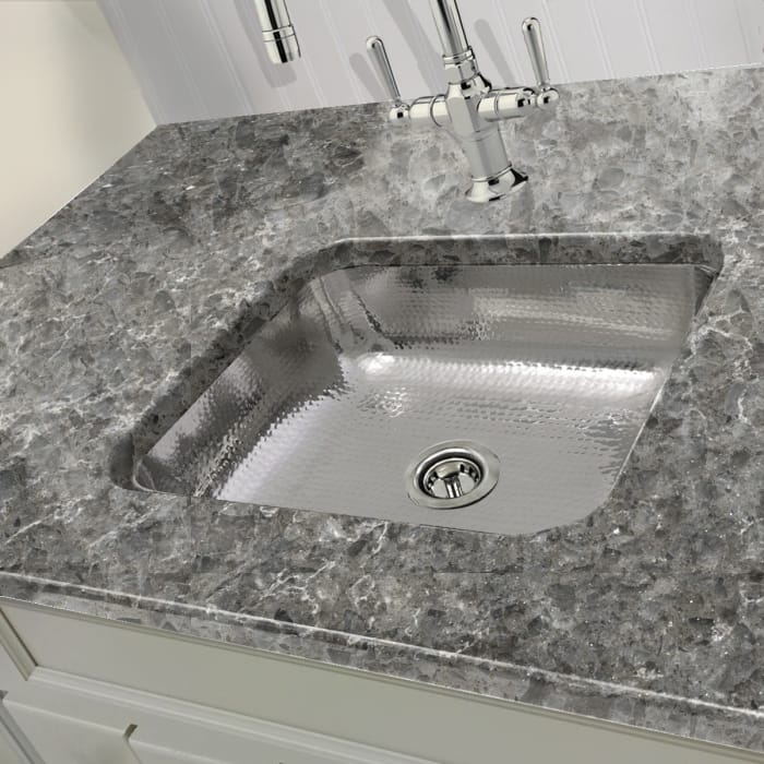 Nantucket Sinks RES 17 Inch Rectangle Dual Mount Bar Sink with 18 Gauge ...