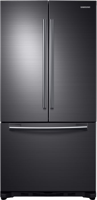 Samsung Rf20hfenbsg 33 Inch French Door Refrigerator With 19 43 Cu Ft Capacity 2 Full Width Glass Shelves 2 Gallon Door Bins Twin Cooling System Surround Air Flow Led Lighting And Automatic Filtered