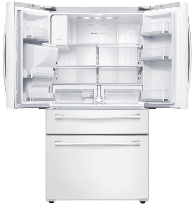 Samsung RF25HMEDBWW 33 Inch 4Door French Door Refrigerator with