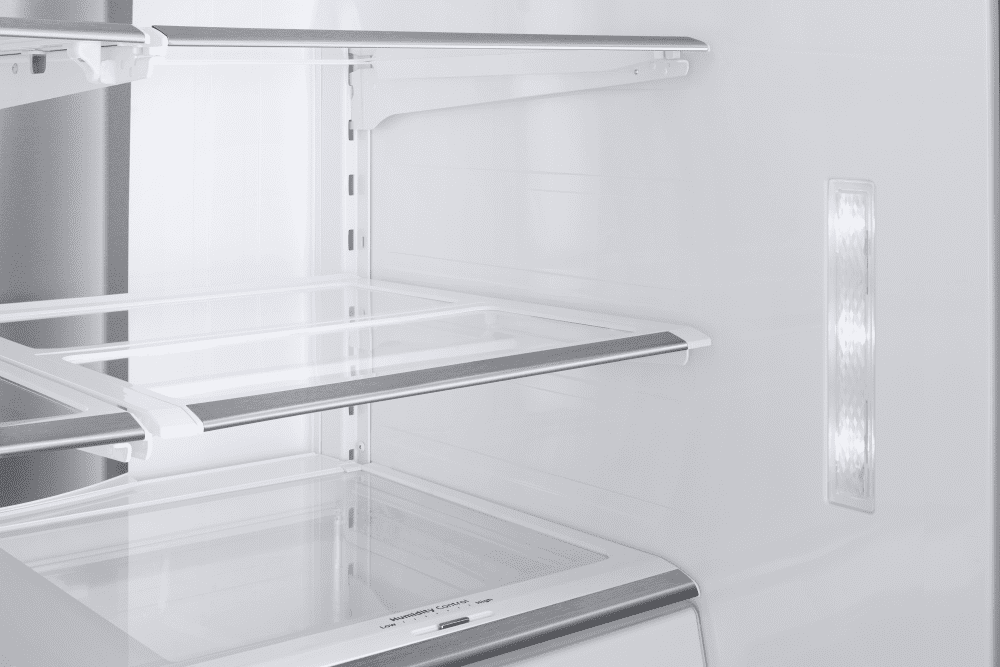 RF28JBEDBSG 36 Inch Samsung Black Stainless Steel Refrigerator French Door