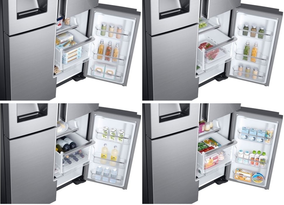 Samsung RF28K9070SR 36 Inch 4Door French Door Refrigerator with 28.1